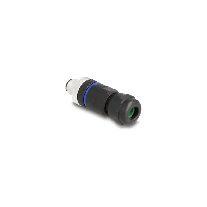 M12 Steckverbinder A-kodiert 5 Pin Stecker zur Montage mit Schraubanschluss — image 1