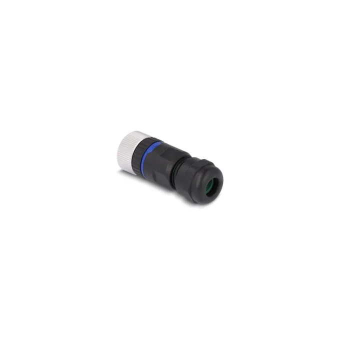 M12 Steckverbinder A-kodiert 8 Pin Buchse zur Montage mit Schraubanschluss — image 1