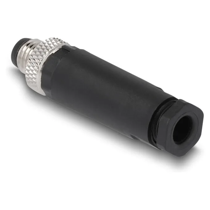 M8 Steckverbinder A-kodiert 3 Pin Stecker zur Montage mit Schraubanschluss — image 2