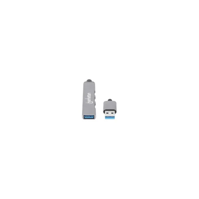 MANHATTAN 4Port USB-A Hub 3x480Mbit s 1xGbit s USB-A Stecker — image 2
