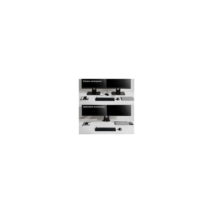 MANHATTAN Aluminium-Tischhalterung mit Gasdruckfeder fr zwei Monitore 43,2-81,3cm 17-32Zoll und 8-in-1-Dockingstation... — image 5