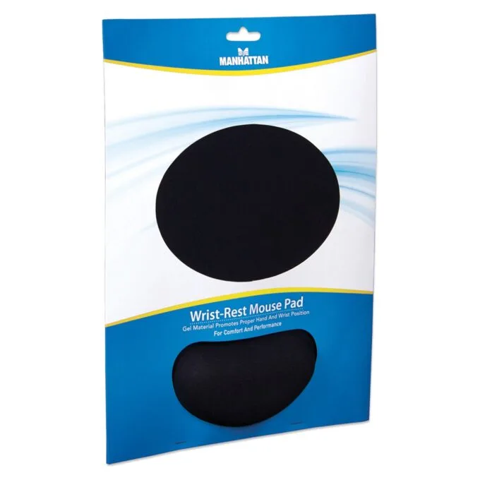 MANHATTAN Mauspad Schaumstoff mit Handballenauflage schwarz retail — image 8