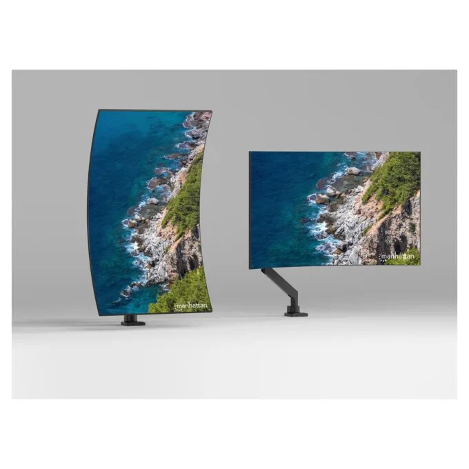 MANHATTAN Tischhalterung 1 Monitor 17-57' 27kg mit USB Ports — image 12
