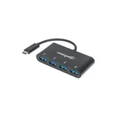 MANHATTAN USB 3.1 Gen1 TypC-Hub 4 USB A-Ports Strom über USB