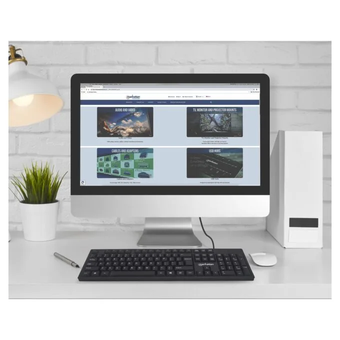 MANHATTAN USB-Tastatur black — image 5