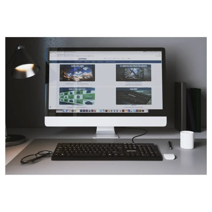 MANHATTAN USB-Tastatur black — image 6