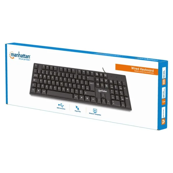 MANHATTAN USB-Tastatur black — image 8