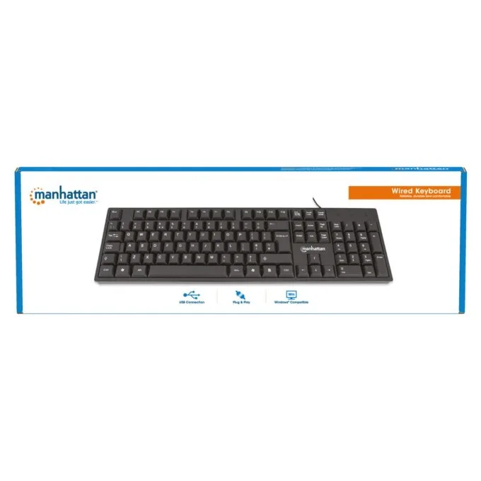 MANHATTAN USB-Tastatur black — image 9