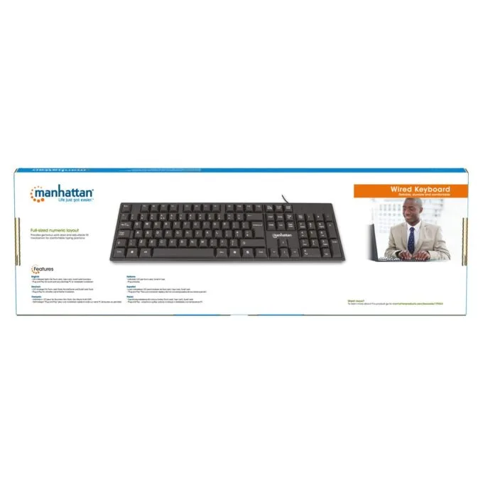 MANHATTAN USB-Tastatur black — image 10