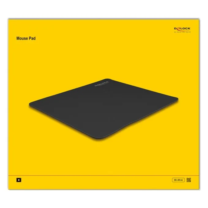 Mauspad schwarz 450 x 400 mm — image 4