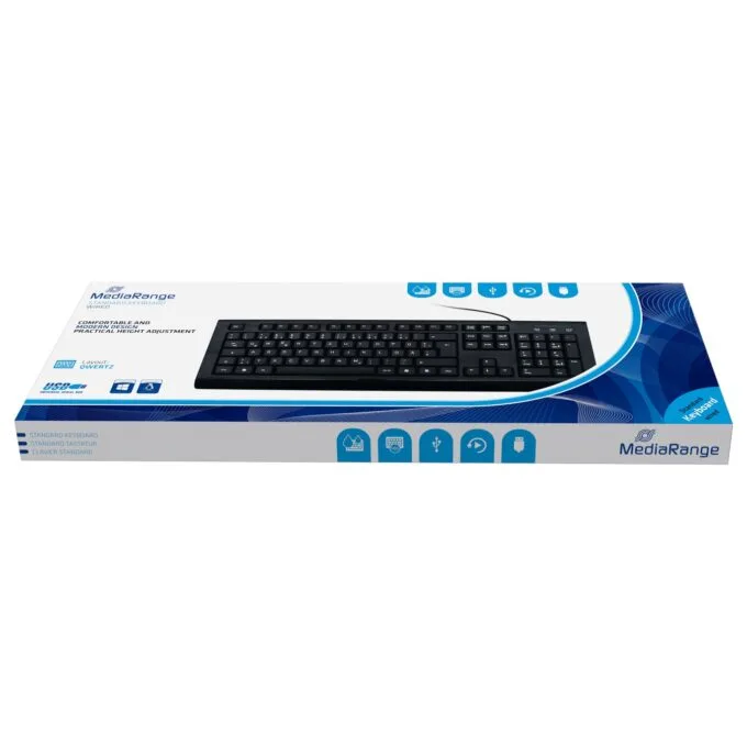 MediaRange Tastatur Standard Keybord black USB 2.0 — image 3