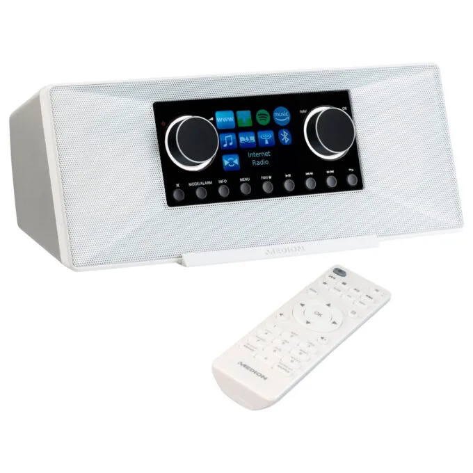 Medion MD 89289 Stereo Internetradio weiß — image 1