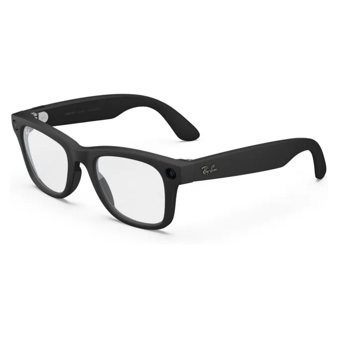 META Ray-Ban Wayfarer Gen2. Schwarz matt. Klar AI Glasses — image 1