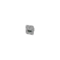 METZ CONNECT Anschlussdose E-DAT C6A LSA++ 1 Port UP0 metallisch