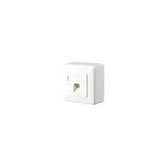 METZ CONNECT Anschlussdose ISO IEC Cat.6A E-DAT 1 Port AP reinwei