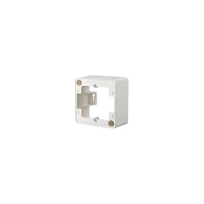METZ CONNECT Aufputzrahmen 85x85x43mm 1fach reinweiss — image 1