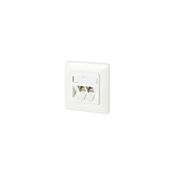 METZ CONNECT C6Amodul 2 Port 180 M UP-Dose reinweiss RAL9010 — image 1