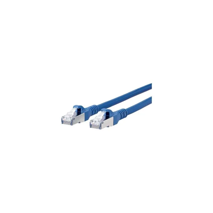 METZ CONNECT Patchkabel S FTP Cat.6A blau 5.0m — image 1