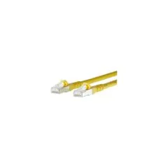 METZ CONNECT Patchkabel S FTP Cat.6A gelb 0.5m