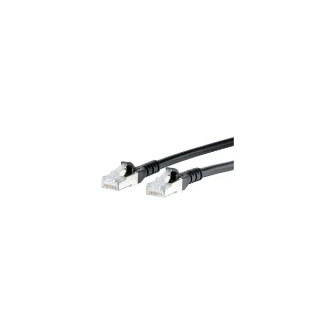 METZ CONNECT TP-Patchkabel ISO IEC Cat.6 AWG26 2x RJ45 0.5m schwarz — image 1