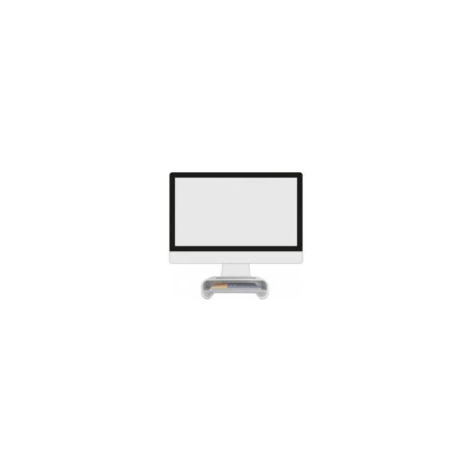 Monitorständer mit Schublade weiß — image 3