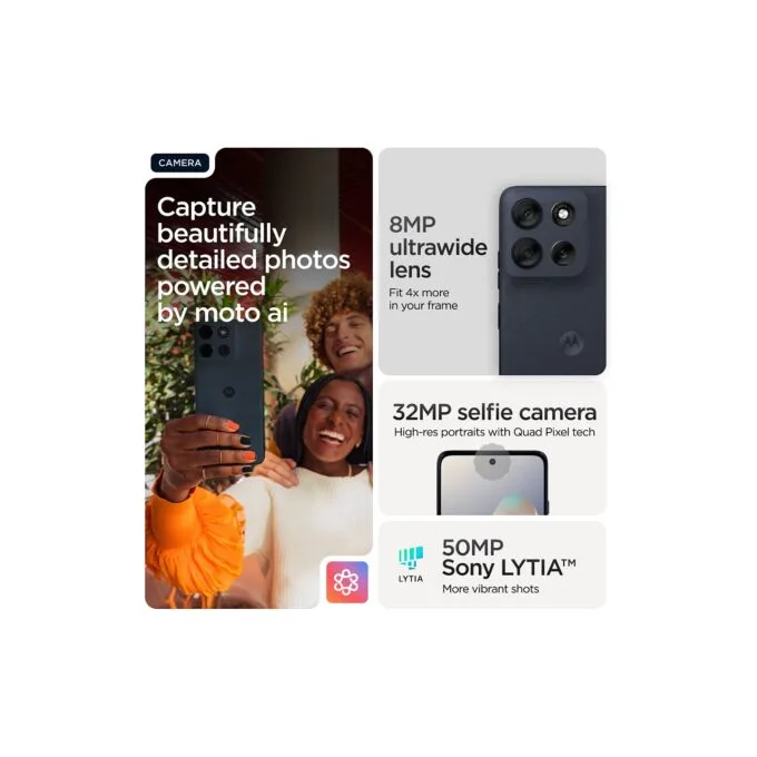 Motorola g56 Dual Sim 8RAM 256GB 5G pantone black oyster — image 6