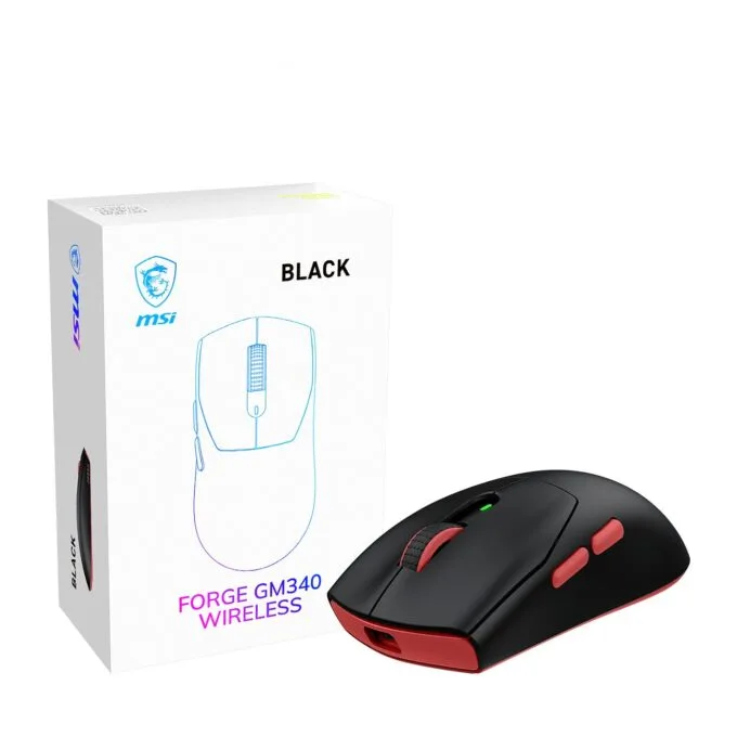 MSI Forge GM340 W Black WIRELESS Gaming Maus — image 2