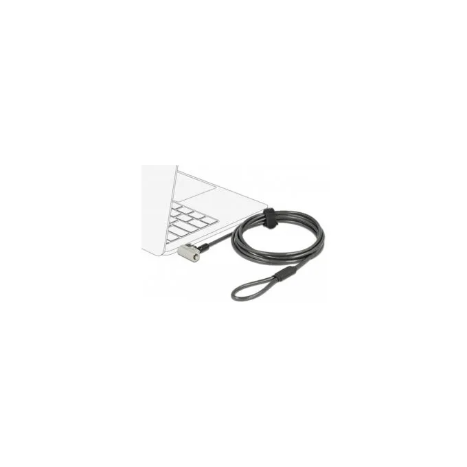 Navilock Notebook Sicherungskabel mit 3 Verriegelungskpfen fr Kensington. Noble Wedge und Nano Slot — image 2
