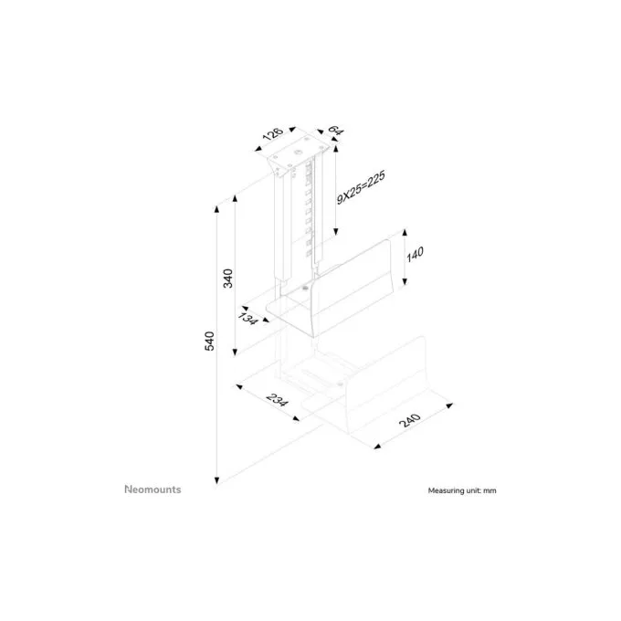 Neomounts CPU-D200SILVER Universeller PC-Halter 30KG — image 4