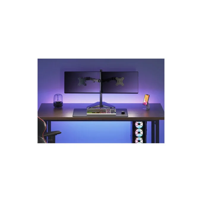 Neomounts FPMA-D550DDBLACK Tischhalterung für zwei Flachbildschirme bis 32' 8KG — image 10