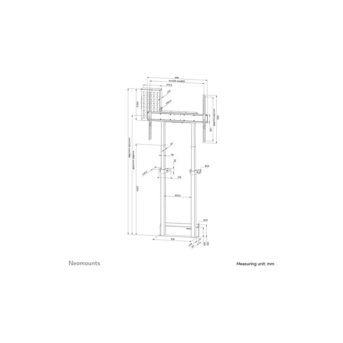 Neomounts Motorisierte Wandhalterung für Flachbild-Fernseher bis 100'' (254 cm) 110Kg WL55-875WH1 White — image 12