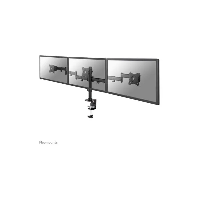 NEOMOUNTS SELECT Flat Screen Desk mount 10-27Zoll clamp grommet 3 screens 24kg Black — image 1