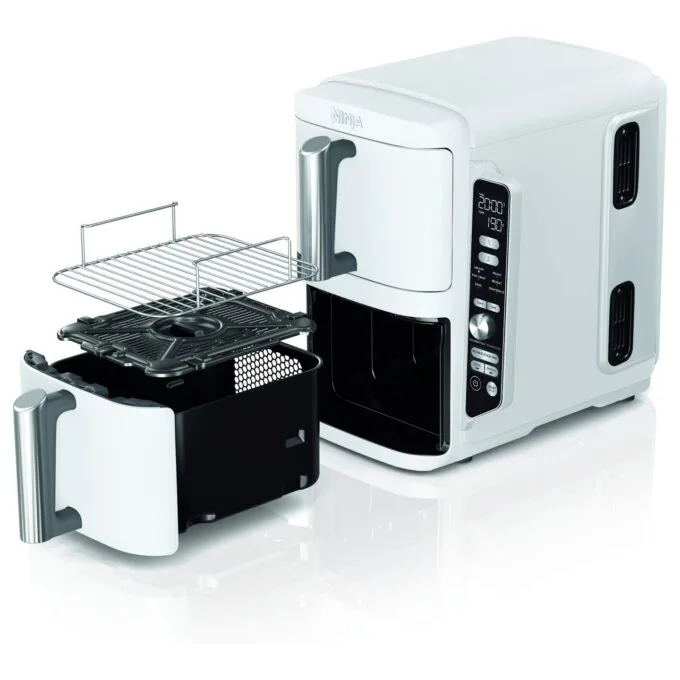 Ninja SL400EUWH Double Stack XL 9.5L Heißluftfritteuse Weiß — image 4