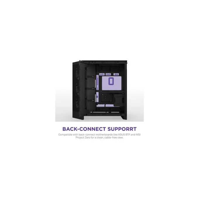 NZXT H9 FLOW RGB+ (2025) All Black MidiTower CM-H92FB-P1 — image 8
