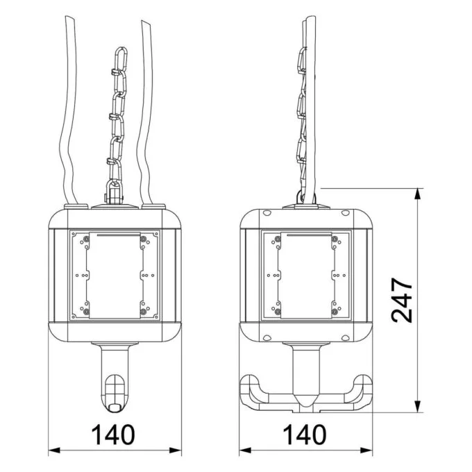 OBO VH4 00 34900A0 Energieversorgungseinheit IP20 leer — image 2