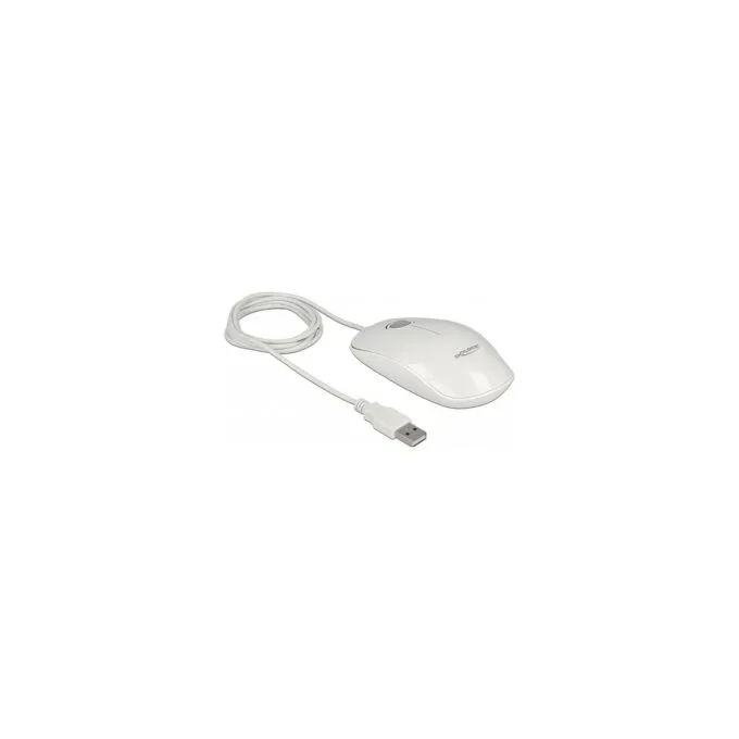 Optische 3-Tasten LED Maus USB Typ-A weiß — image 3