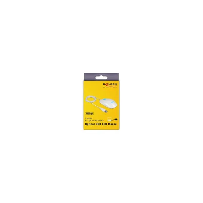 Optische 3-Tasten LED Maus USB Typ-A weiß — image 4
