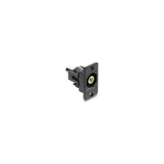 Panel Mount Cinch Buchse zu Cinch Buchse gelb schwarz