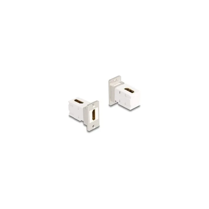 Panel Mount HDMI Buchse zu Buchse 90° gewinkelt 8K 60 Hz konisch — image 1
