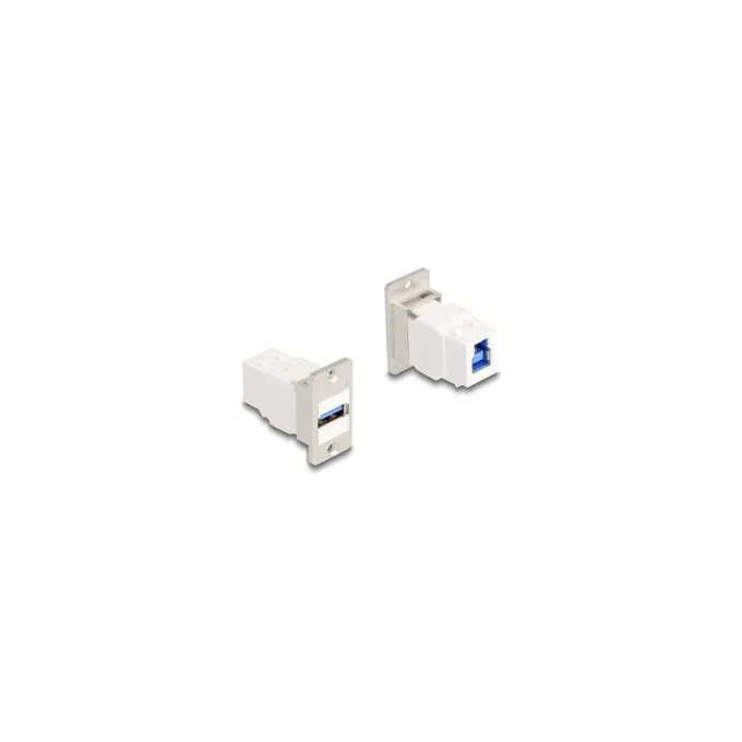 Panel Mount USB 5 Gbps Typ-A Buchse zu USB Typ-B Buchse konisch — image 1