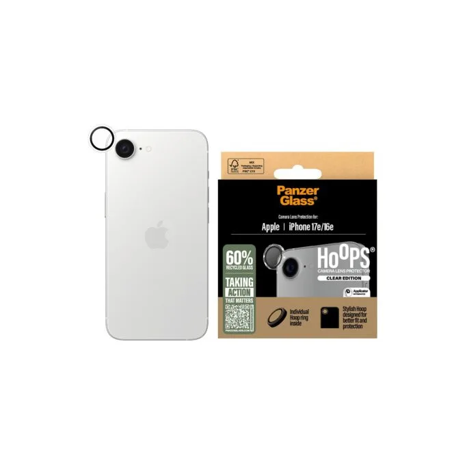 PanzerGlass Hoops Camera Protector. clear iPhone 16e — image 3