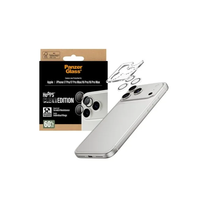 PanzerGlass Hoops clear iPhone 17 Pro Pro Max 16 Pro Pro Max — image 5