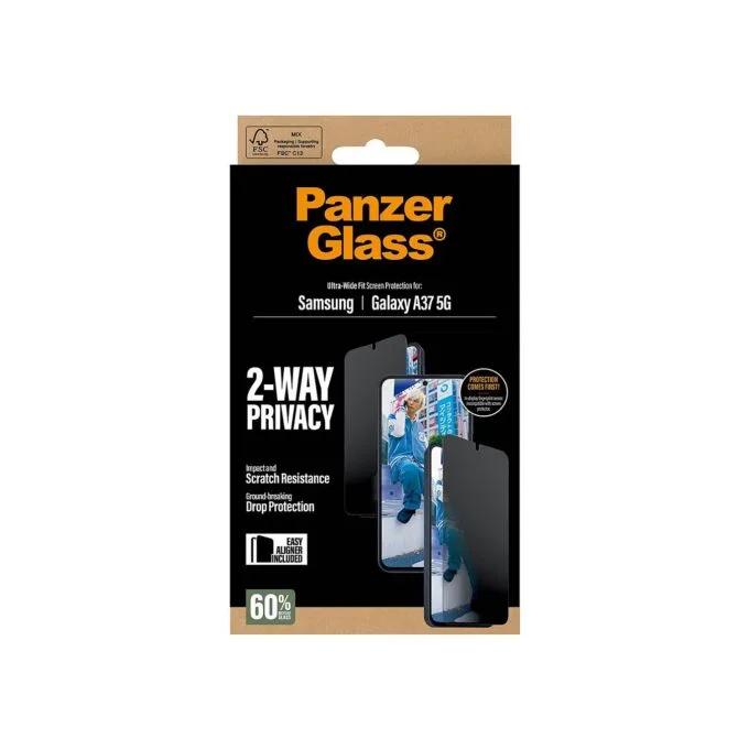PanzerGlass Privacy Displayschutz Samsung Galaxy A37 Ultra-Wide Fit EasyAligner — image 2