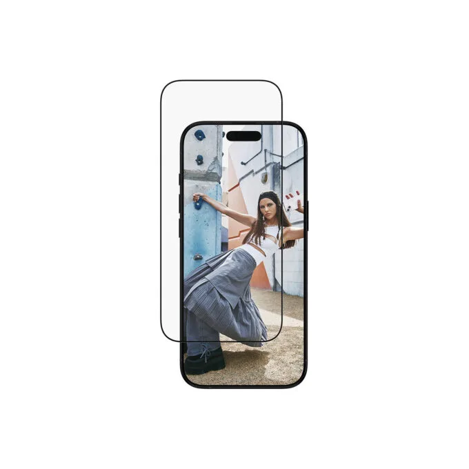 Panzerglass SAFE. by PanzerGlass Screen Protector w. Black Frame iPhone Air Ultra-Wide Fit w. EasyAligner — image 1