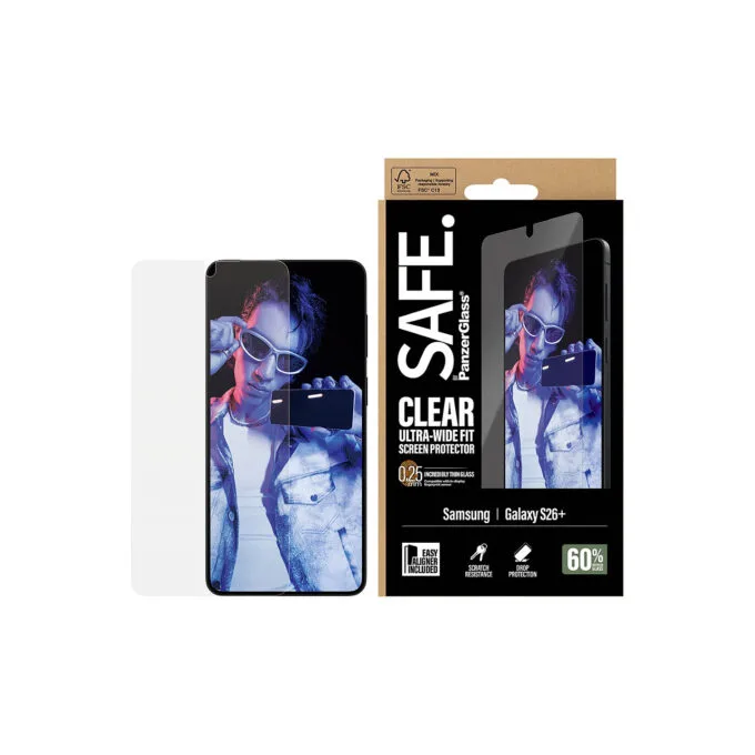 PanzerGlass SAFE Displayschutz Samsung Galaxy S26+ Ultra-Wide Fit EasyAligner — image 2