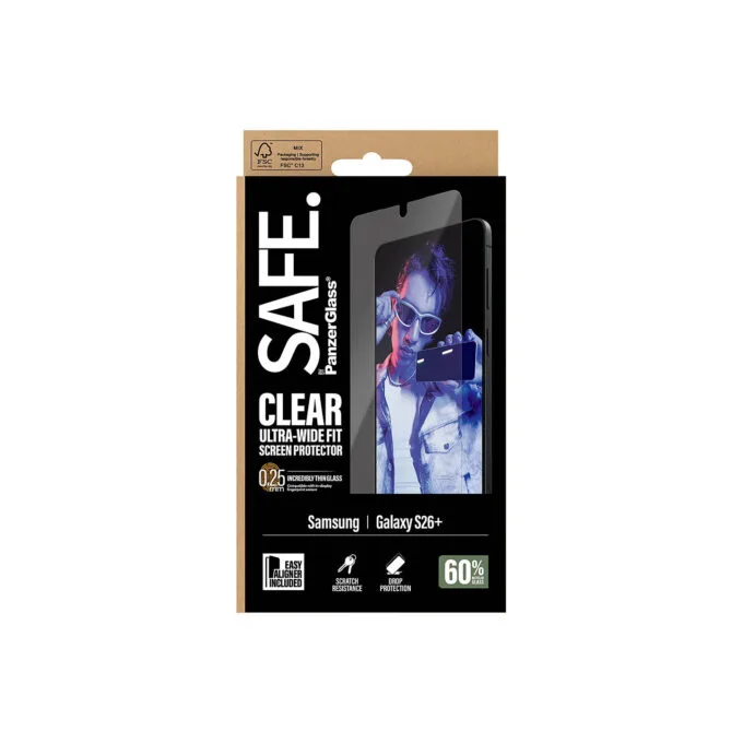 PanzerGlass SAFE Displayschutz Samsung Galaxy S26+ Ultra-Wide Fit EasyAligner — image 3