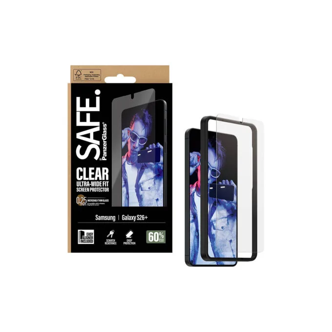PanzerGlass SAFE Displayschutz Samsung Galaxy S26+ Ultra-Wide Fit EasyAligner — image 5