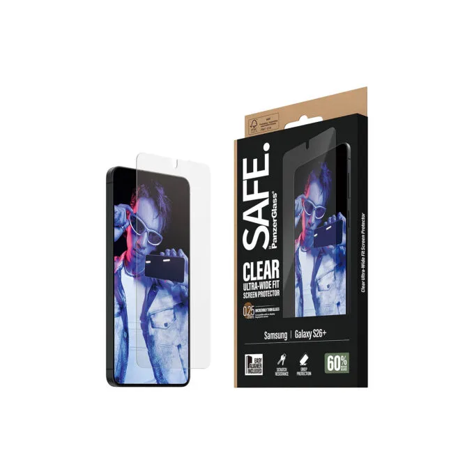PanzerGlass SAFE Displayschutz Samsung Galaxy S26+ Ultra-Wide Fit EasyAligner — image 6