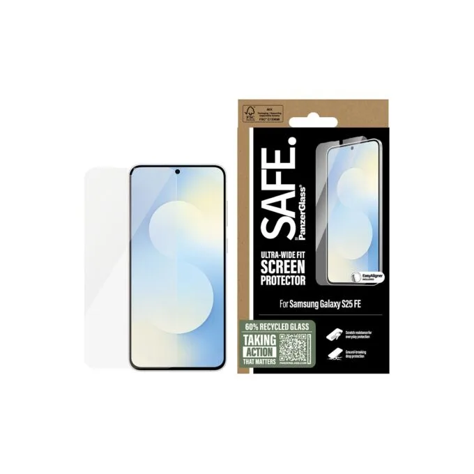 PanzerGlass SAFE. Screen Protector Samsung Galaxy S25 FE Ultra-Wide Fit — image 2