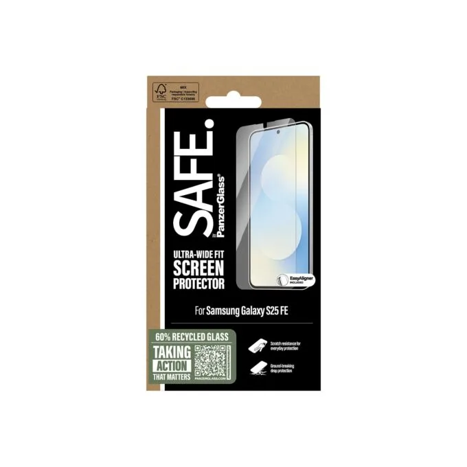 PanzerGlass SAFE. Screen Protector Samsung Galaxy S25 FE Ultra-Wide Fit — image 3